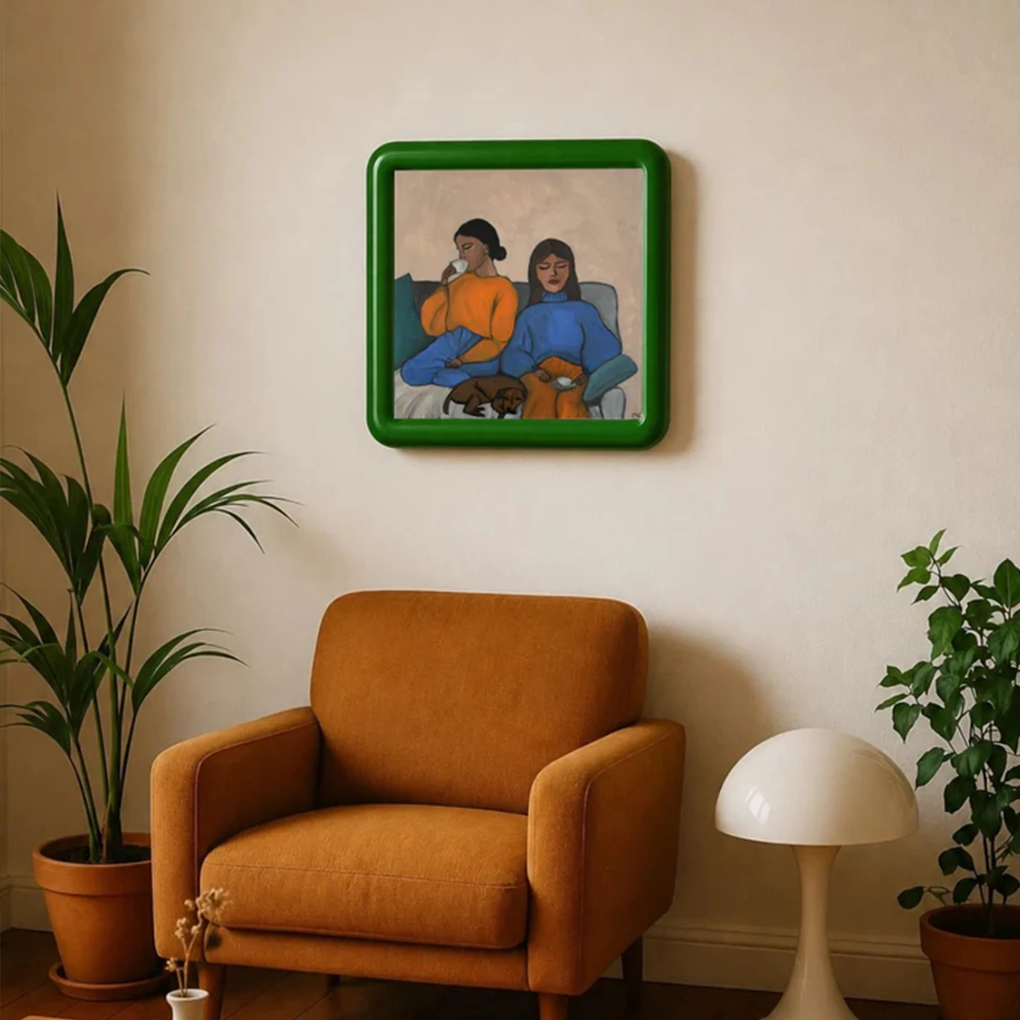Retro Spanish  Women Stand Together  Wall Art Print Canvas Painting Poster Picture For Living Room,Bedroom Home Decor