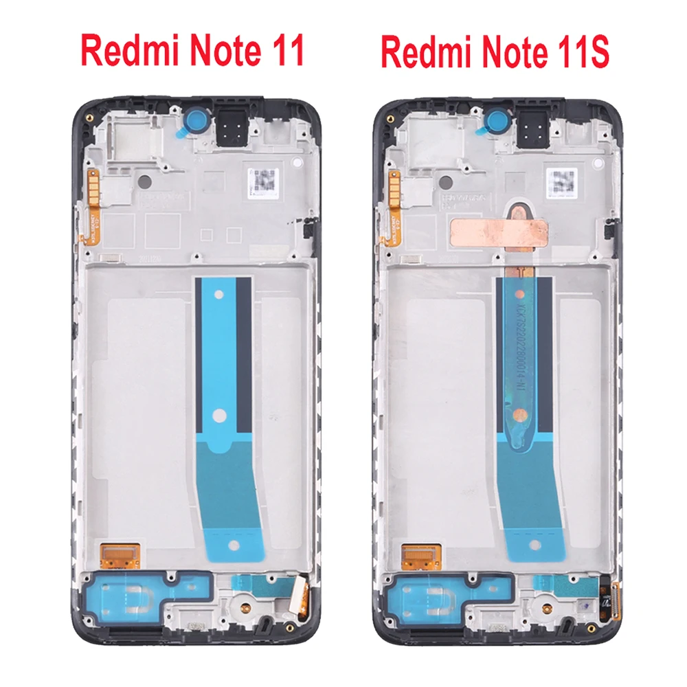 AMOLED For Xiaomi Redmi Note 11 11S LCD Display 2201117TY 2201117TG 2201117SI 2201117SY Touch Screen Digitizer Assembly