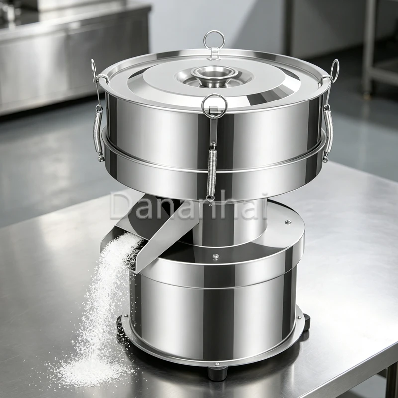 Electric Vibratory Powder Grading Machine Multi-Scene Sieving Separator for Food Factories Precision Screening Device