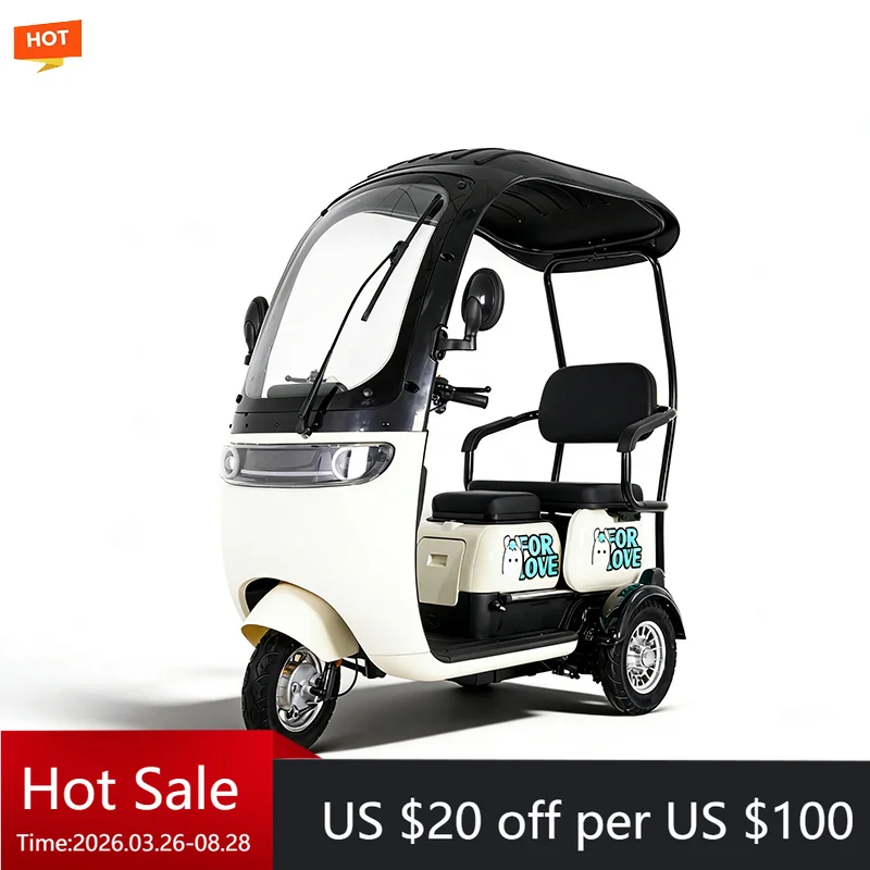 Tc Hot-selling tricycles, electric tricycles, electric motorcycles, three-wheeled electric bicycles, electric tricycles with can