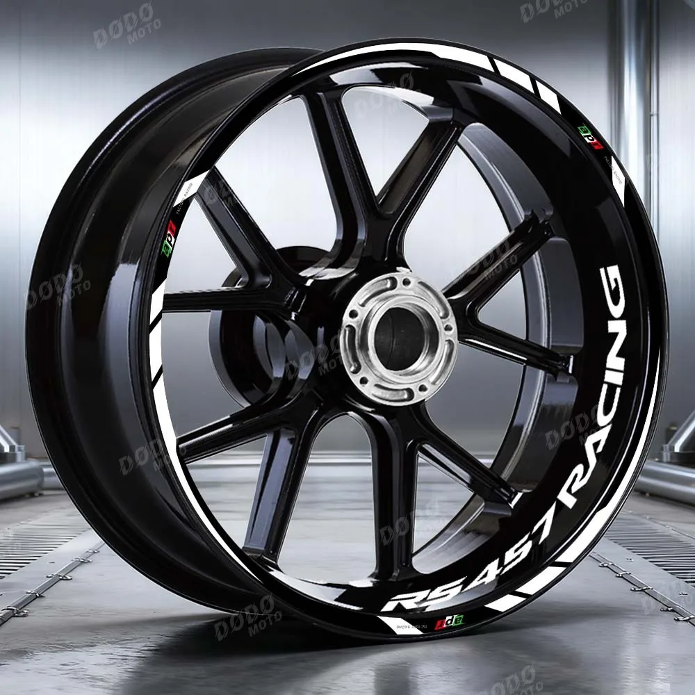 Reflective Motorcycle Hub Waterproof Refit Sticker 17 Inch Racing Tire Inner Ring Decorative Decal For RS457 rs457 RS 457