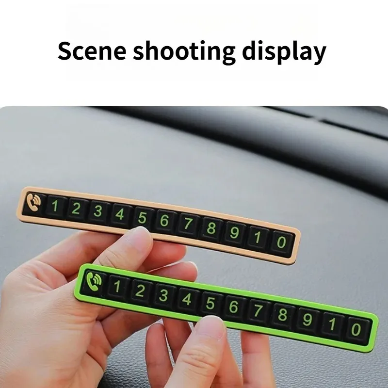 Temporary Parking Signs, 11 Digit Numbers, Car Decorations, and Phone Number Plates for Mobile Vehicles