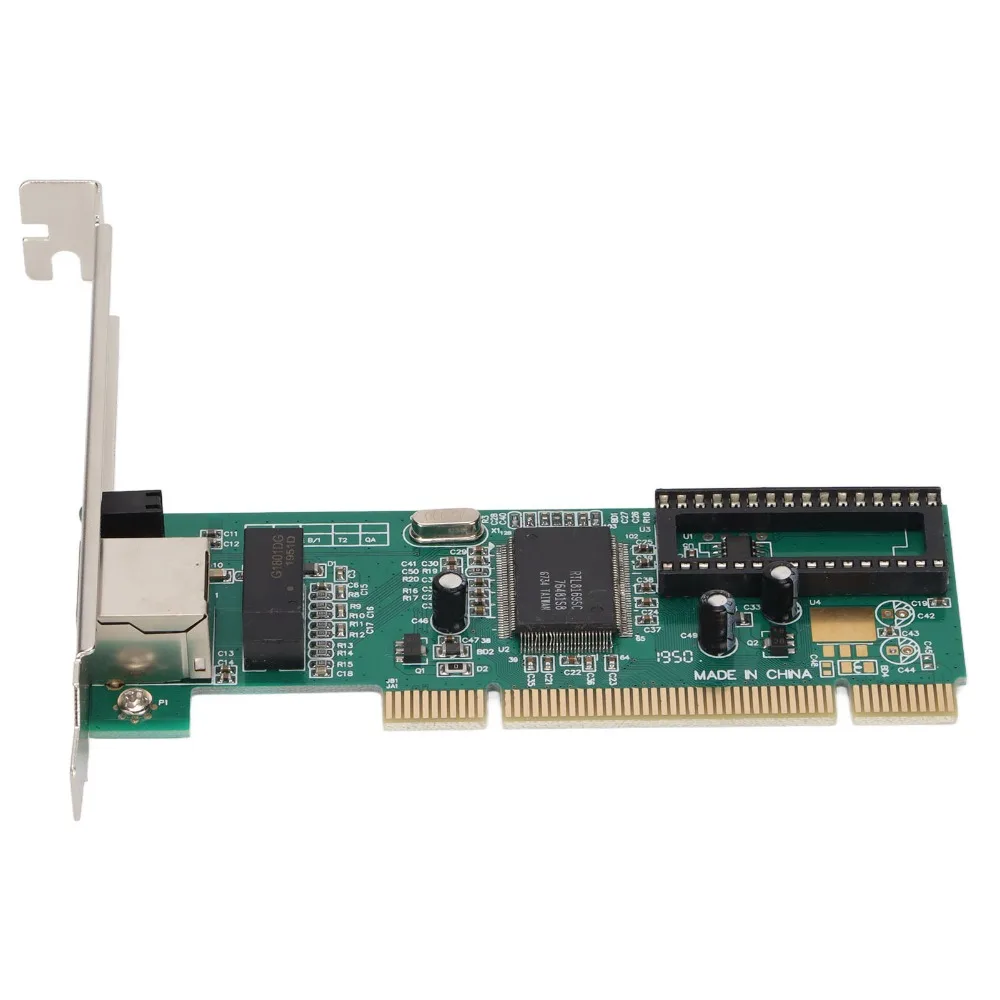 

Сетевая карта PCI Gigabit на чипе RTL8169: стабильная работа, высокоскоростная передача данных, Ethernet-карта PCI с одним портом RJ45 для игровых ПК