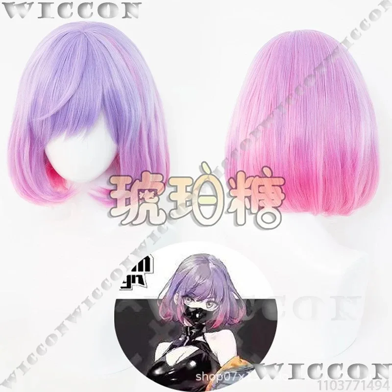 Luna Astrum Design Anime Cosplay Costume Wig Black PU Leathern Jumpsuit Coat Socks Mask Sexy Girl Women Holloween Customizeds;3,