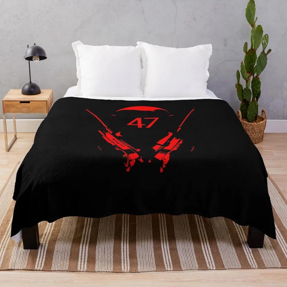

47 agent hitman Throw Blanket Plush Fuzzy Cozy Blanket for Couch Sofa