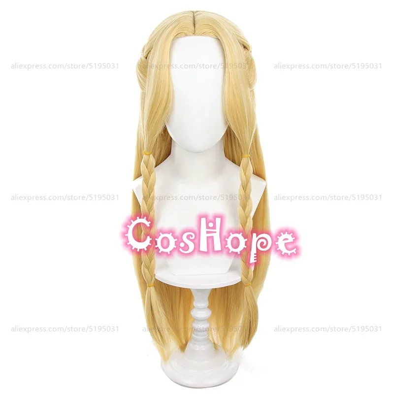 Marcille Donato Cosplay Wig Women 80cm Long Pre Braided Blonde Wig Cosplay Anime Cosplay Wigs Heat Resistant Synthetic Wigs