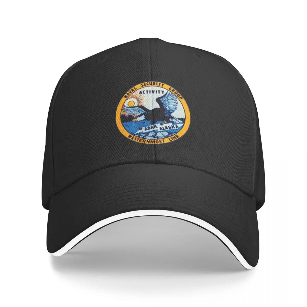 NAVAL SECURITY GROUP ACTIVITY, ADAK, ALASKA Baseball Cap Vintage Hat Man For The Sun Men's Caps Women's