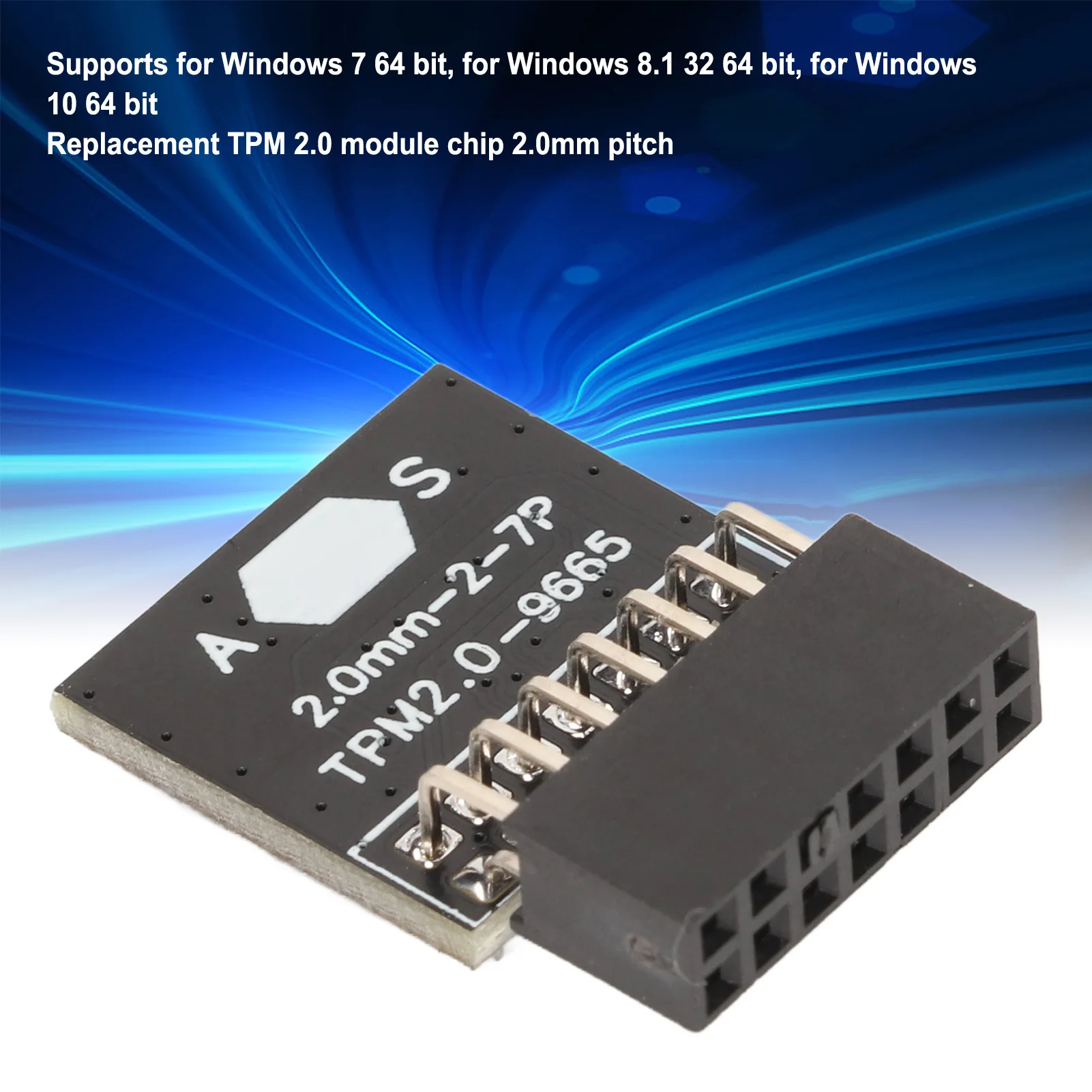 ZK30 TPM 2.0 Module TPM Chip 14 Pin 2x7P Security Module for ASUS for Win11 Platform Protection Module