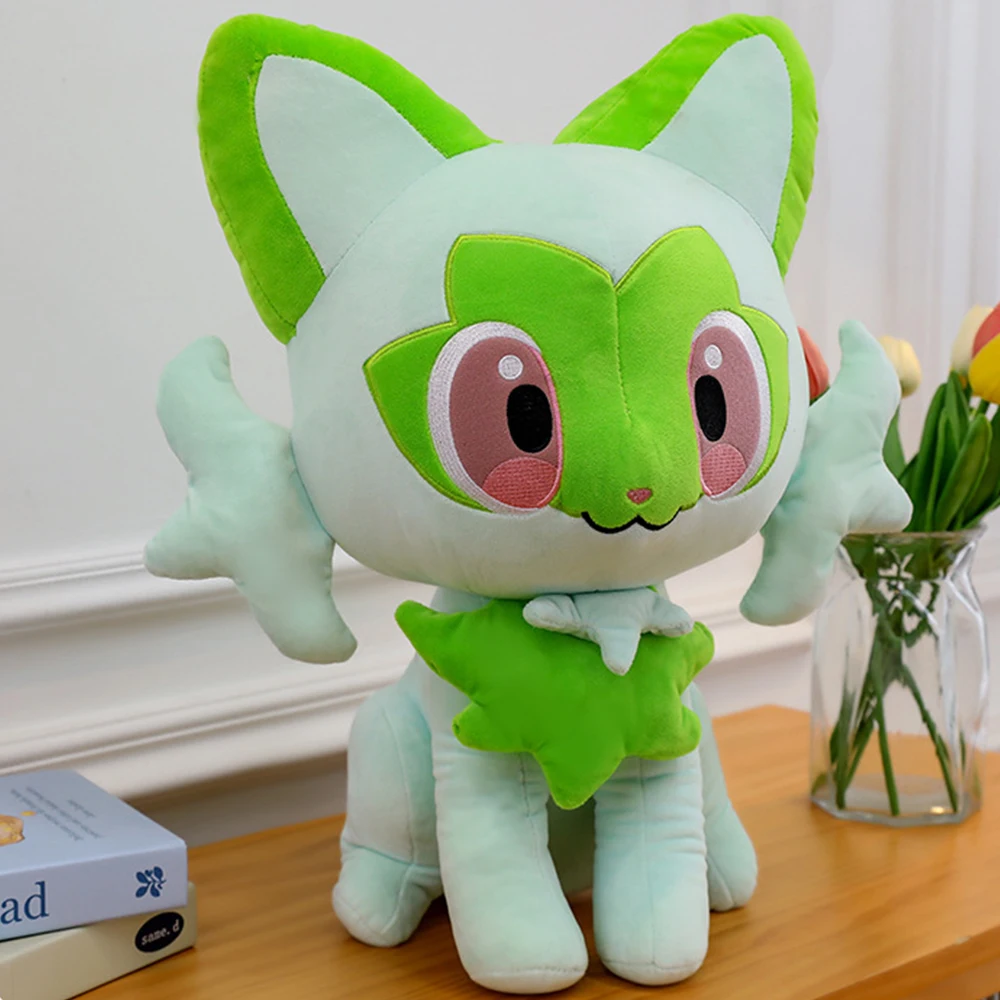 New Pokemon Charcadet Plush Toy Scream Tail Sprigatito Fuecoco Quaxly Crocalor Soft Kawaii Stuffed Doll Anime Birthday Gift - view 6
