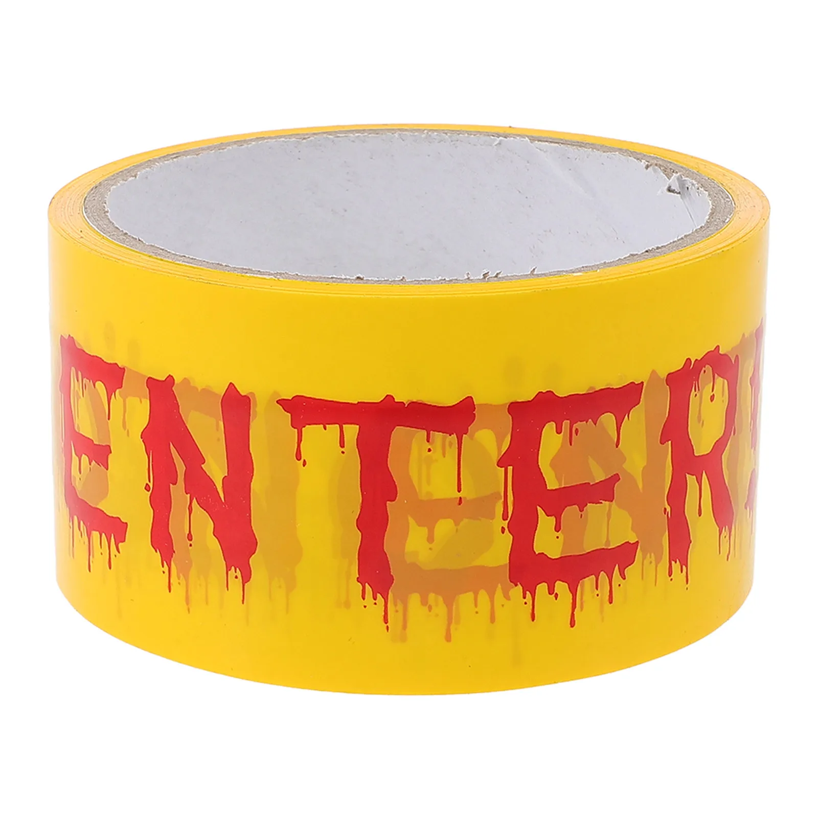 Reflective Warning Halloween Decorations Caution Yellow Pvc Construction