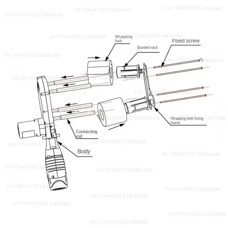 12V 27W Air Conditioner Tape Winding Machine for Winding Air Conditioner Tools, Air Conditioner Insulation Pipe Winding