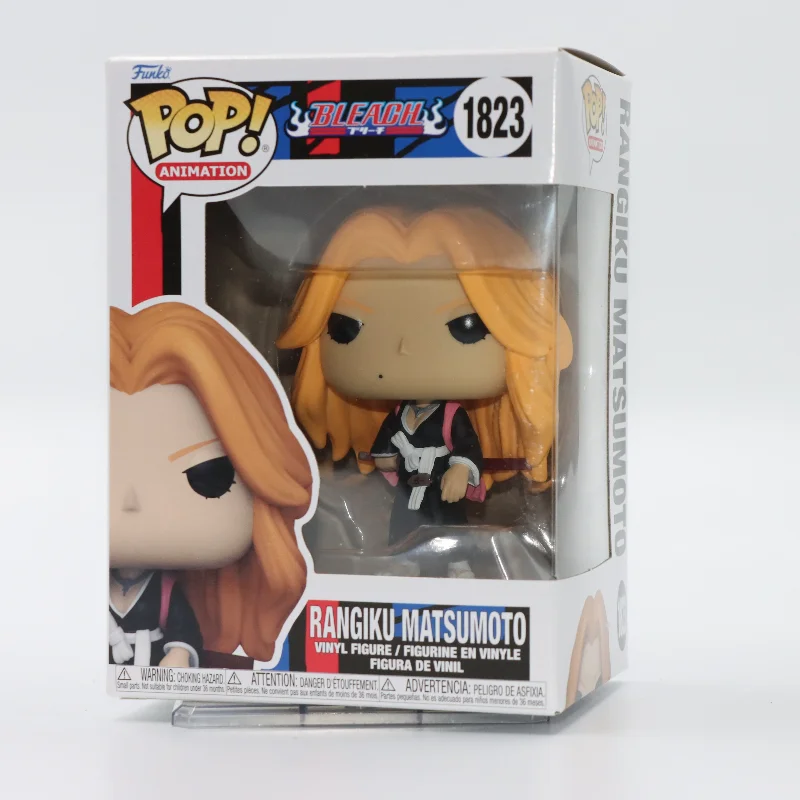 ฟันโกะป๊อป ออริจินัล ฟิกเกอร์อนิเมะเรื่องบลีช รันกิ มากุโมโตะ # โมเดลของเล่นแอ็คชั่นฟิกเกอร์ 1823 ชิ้น ของขวัญสำหรับเด็ก ตกแต่งธีมอนิเมชั่น