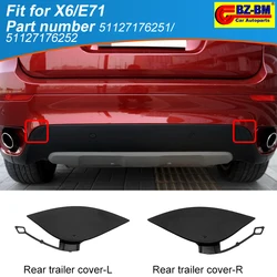 Front Rear Bumper Trailer Tow Eye Hook Cap Cover for BMW X6 E71 51127176251 51127176252 51112147595 51117074460 51112159351