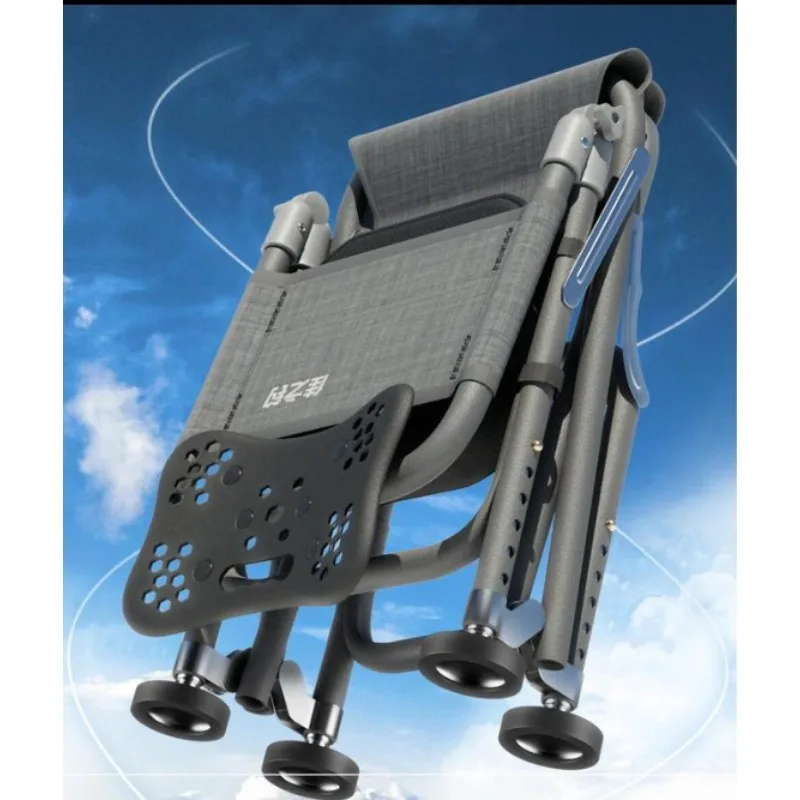 

Multifunctional Fishing Chair,Ultra-Light All-Terrain Folding Adjustable Seat,Portable Knight Platform Fishing Stool for Anglers