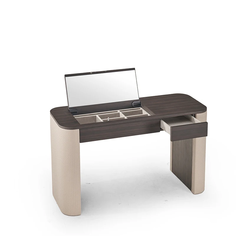 

New Design Bedroom Furniture Set Makeup Dresser Italian Modern Dresser with Mirror