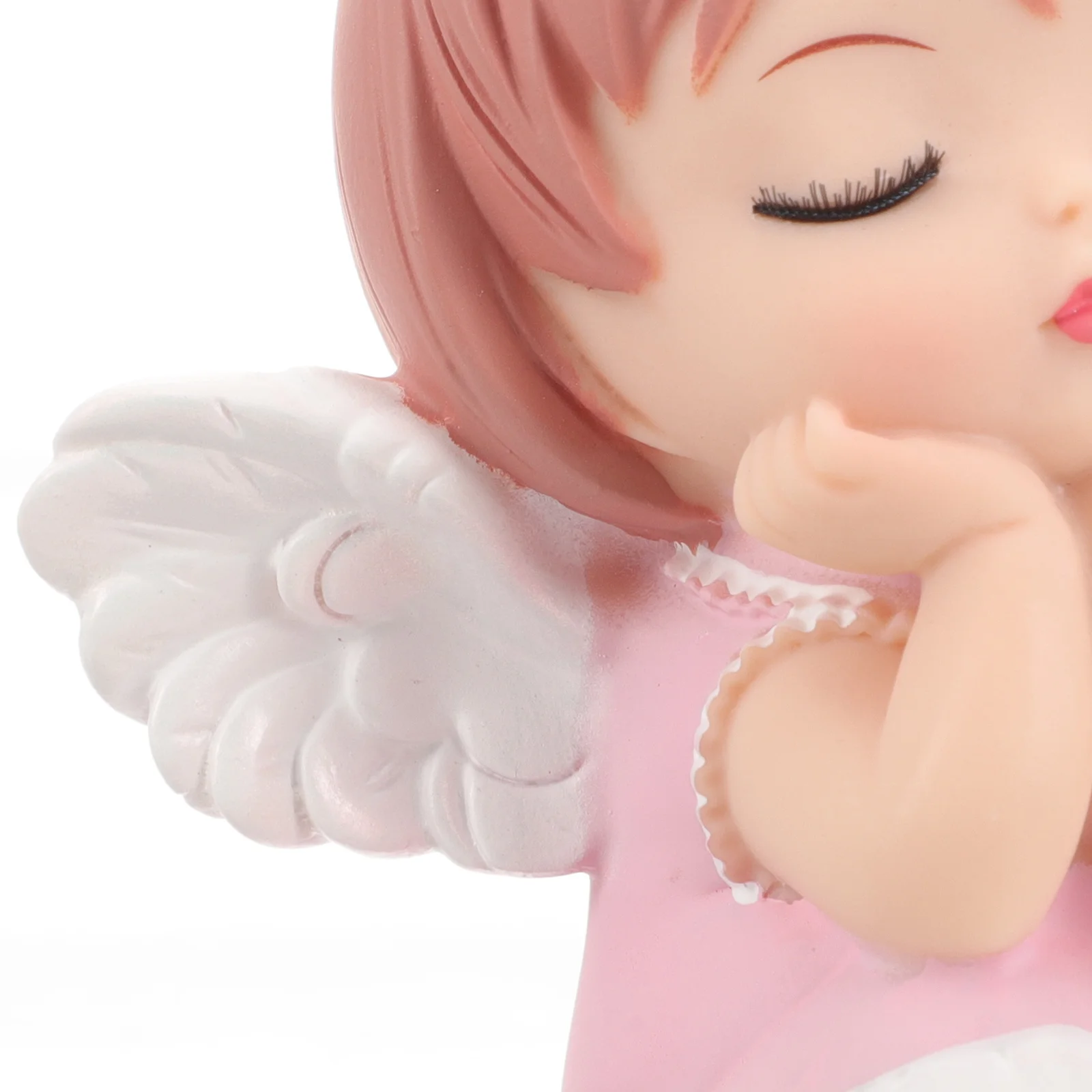 

Cartoon Decoration Baking Props Desktop Party Decor Birthday Ornament Adorable Angel Cake Topper Durable Vinyl Material Safe