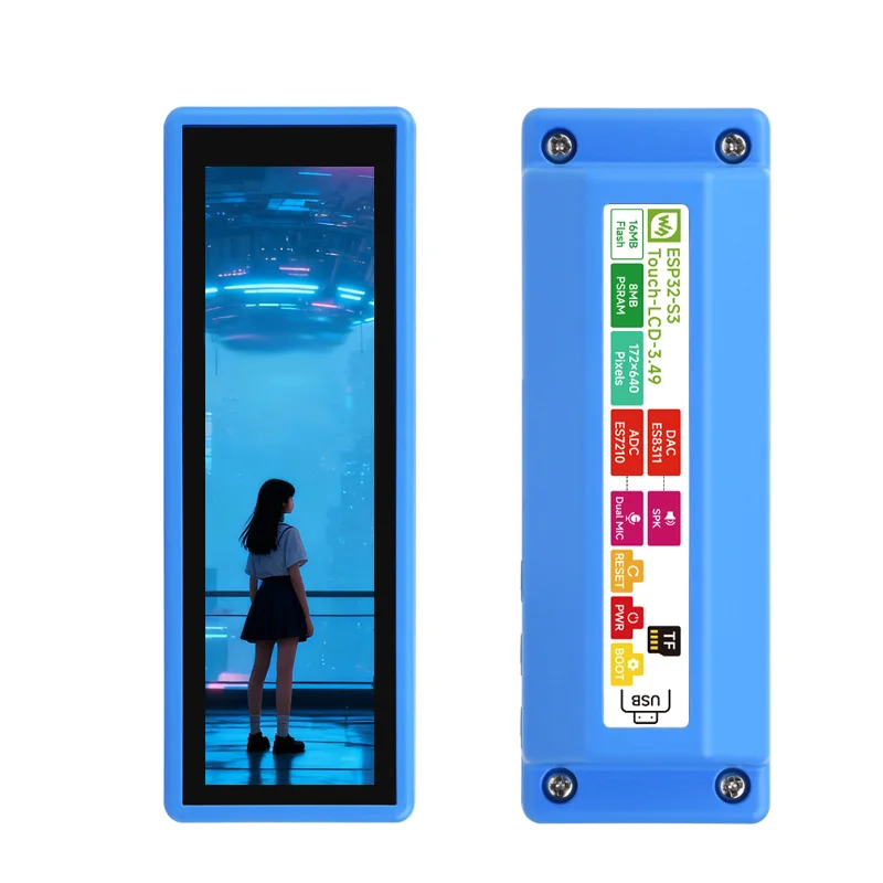 ESP32-S3 3.49 بوصة تعمل باللمس DeepSeek AI Chat Box 3.49 بوصة شاشة سعوية 172 × 640 N16R8 مجلس التنمية لـ XiaoZhi #4