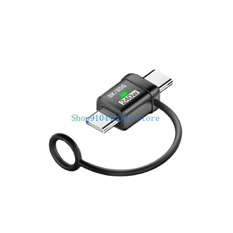 L4MD Dense Metal USB4.0 Converter 80Gbps Super Fast Transmission Universal Compatibility Stable Connection for Work Travel