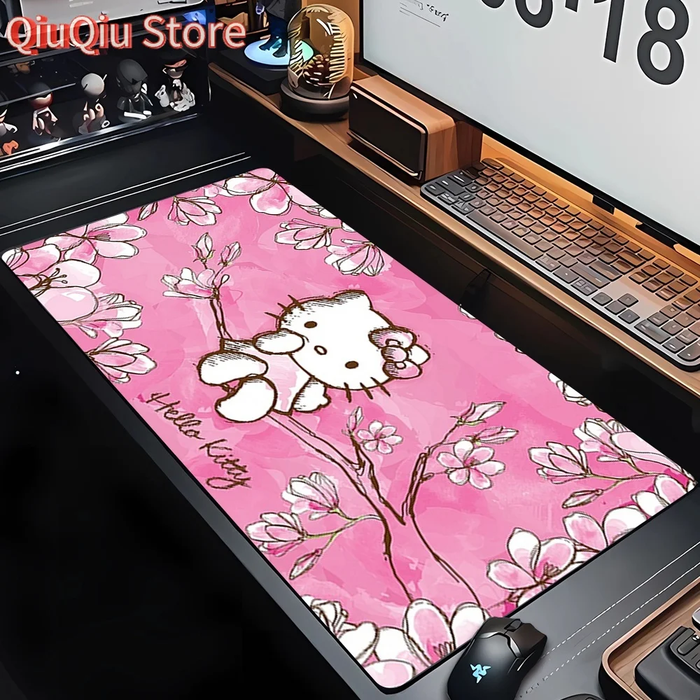 

Deskmat Non-slip Mat Mausepad Mousepad Mats Pc Pads Hellos Cat Kittys Kawaii MousePad Gamer Gaming Laptops Computer