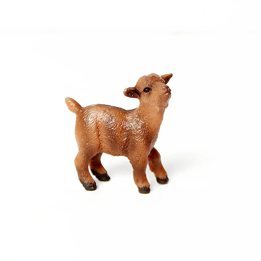 ホワイトアルパカラマ動物置物リアルなモデルおもちゃアクションフィギュア創造的な装飾ギフト子供のための教育プレイグッズ