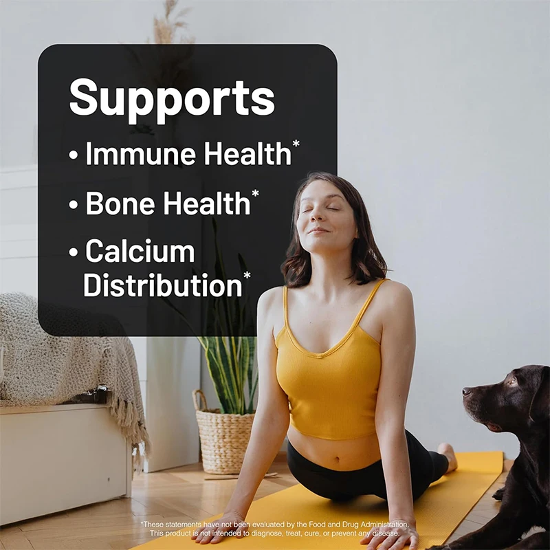 فيتامين D3+K2 النقي، دعم العظام، امتصاص عالي لزيت الزيتون العضوي المضغوط على البارد - غير كائنات معدلة وراثيًا، 60 كبسولة