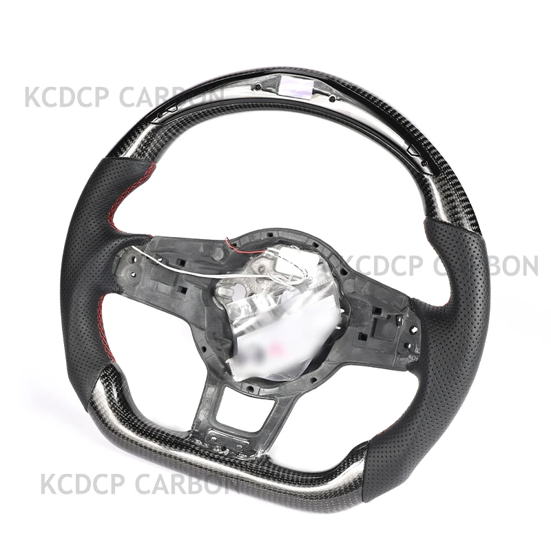 Steering Wheel Carbon Fiber for Volkswagen Golf R-Line GTI GTS GLI mk7 mk6 GTD GTE CC Jetta Passat Custom Durable Support Accept