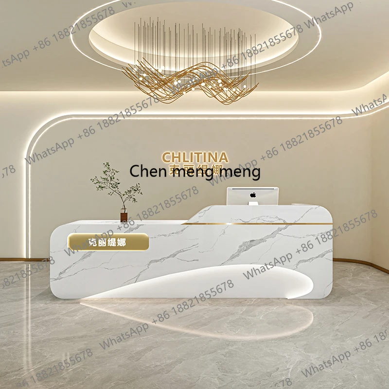 

Hotel Display Reception Desks Modern Shop Beauty Bar Luxury Restaurant Reception Desks Executive Escritorio Commercial Furniture