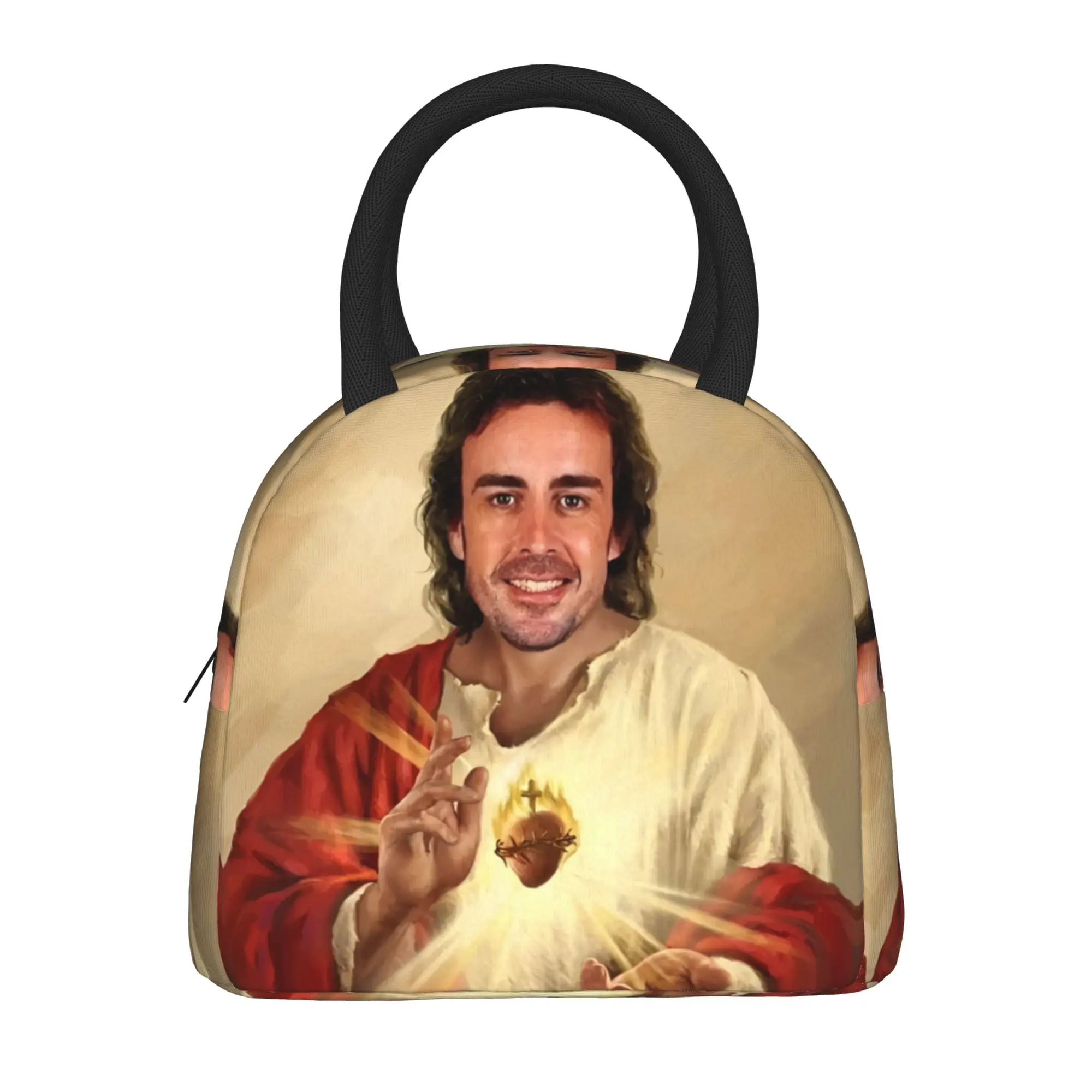 Lunch Box Fernando Alonso Jesucristo Merch  Lunch Food Box New Arrival Thermal Cooler Lunch Box For Outdoor