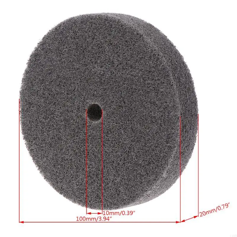 polacco automatico L4MB da 100 mm Ruota abrasiva della lucidatura del pad lucidatura abrasiva