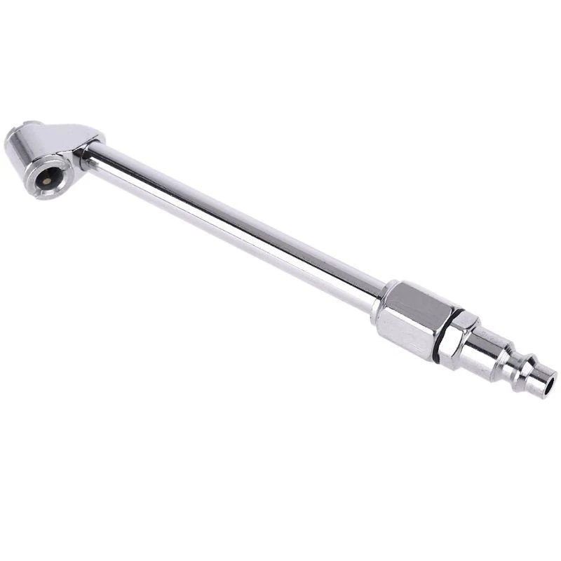

1/4" Lock On Metal Air Chucks Air Compressor Tire Inflator Tire Chuck Dual for Head Connector for Hose Repair Inflate