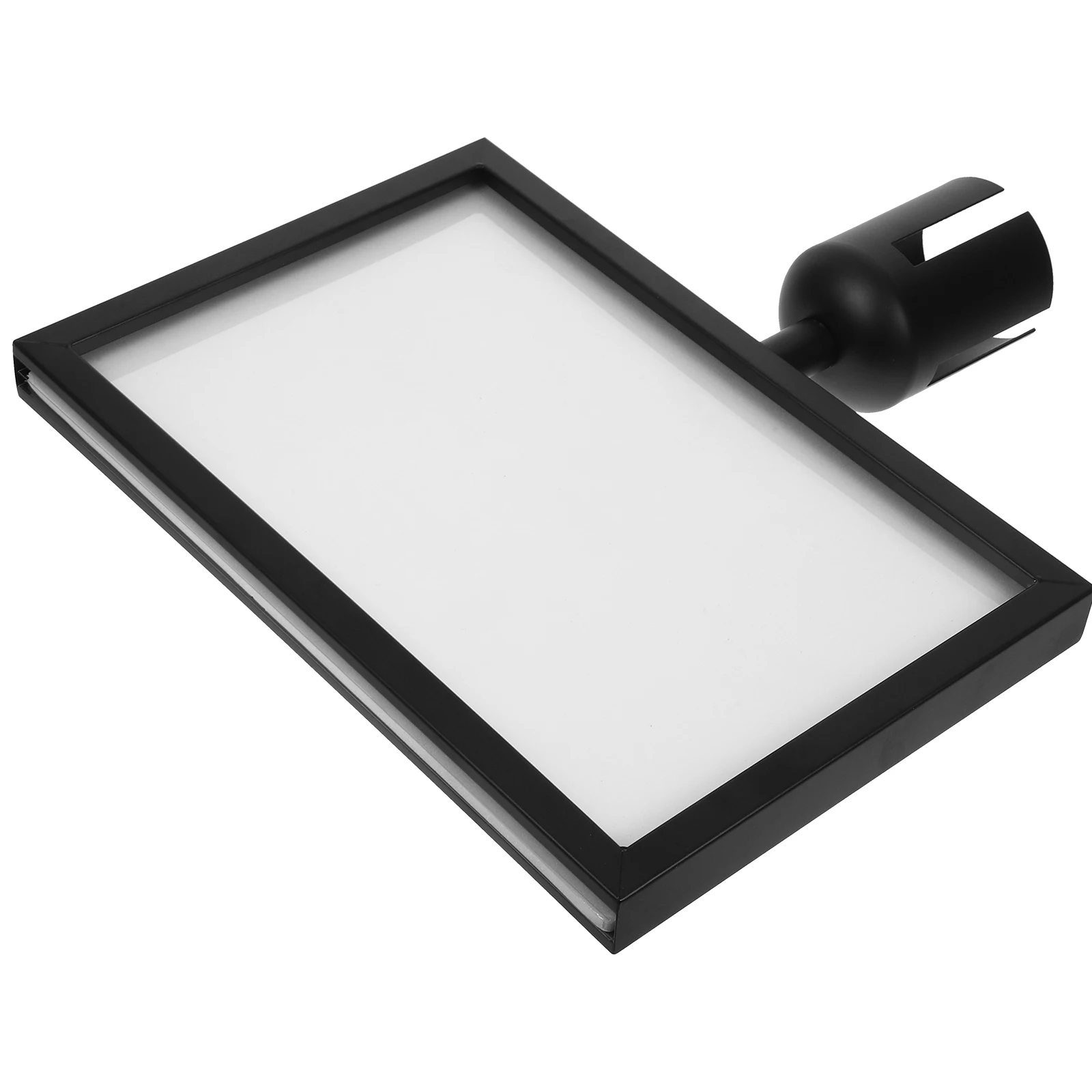 

Queue Column Holder 1M A4 Black Horizontal Sturdy Steel Crowd Control Sign Holder For Airport Retractable Belt Barrier