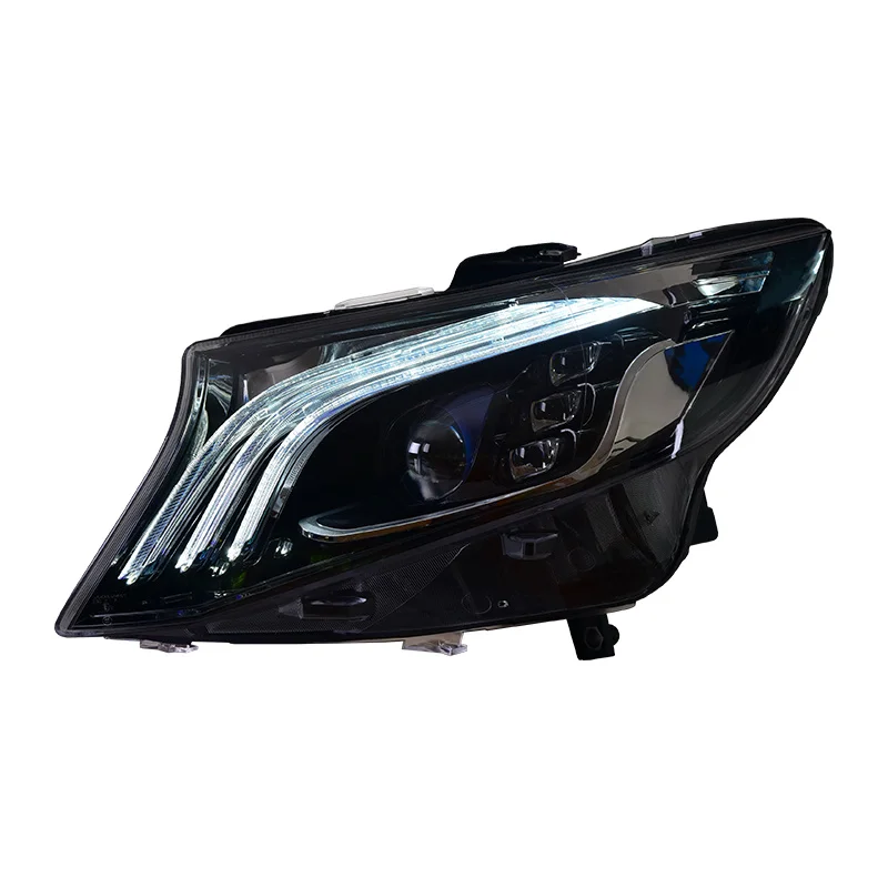 Headlight Assembly For Mercedes-Benz Vito 2014-2020 Benz W447/V-Class Full LED Light Source Mercedes-Maybach Design Headlight