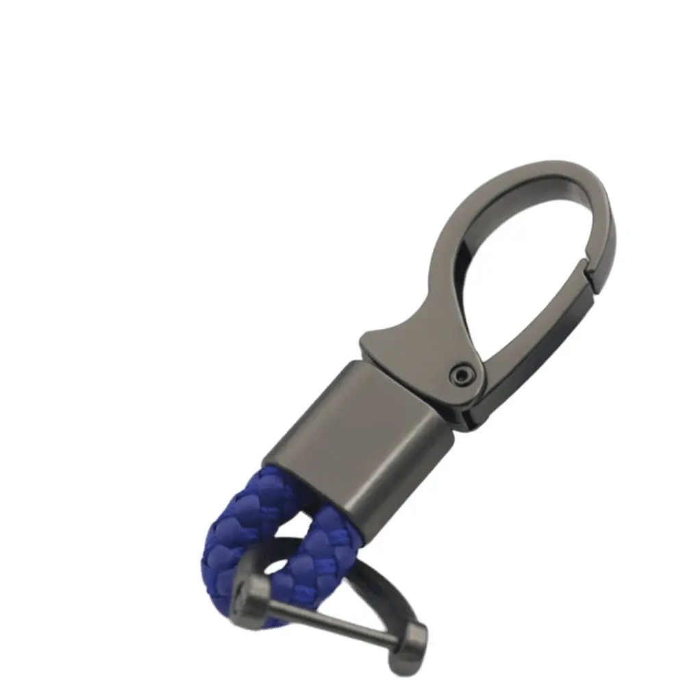 High Quaility Braided Rope Keyring Detachable Design Car Accessories Metal Keychain Retro Style Car Key Rings Holder Auto Gift