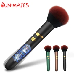 Vibrating Makeup Brush Massager Strong Shock Female Orgasm Clitoral Stimulator 7 Speed AV Wand Vibrator Adult Sex Toys for Women