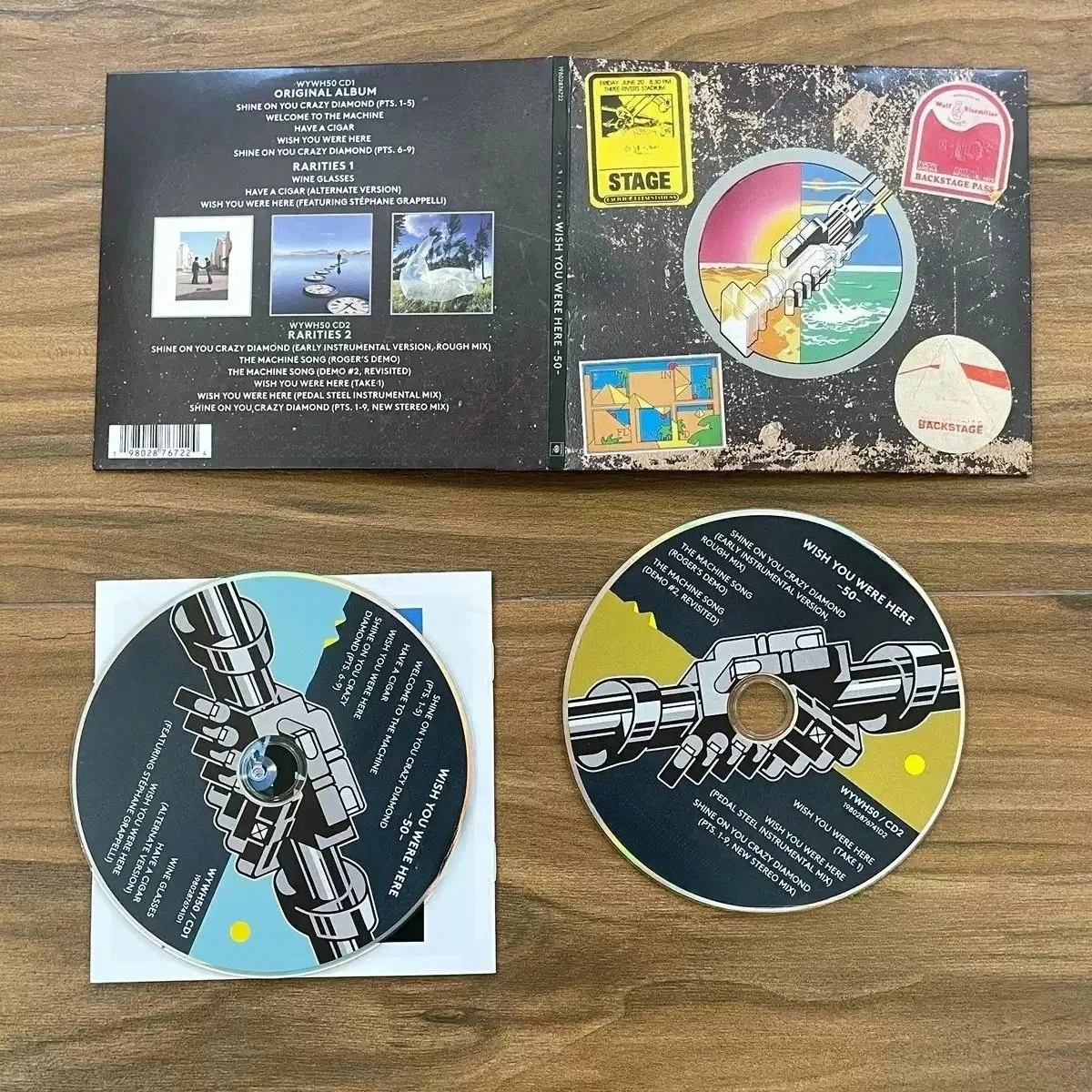 Wish You Were Here Deluxe Edition Album, Iconic Progressive Rock Masterpiece with Unreleased Versions & Demos CD