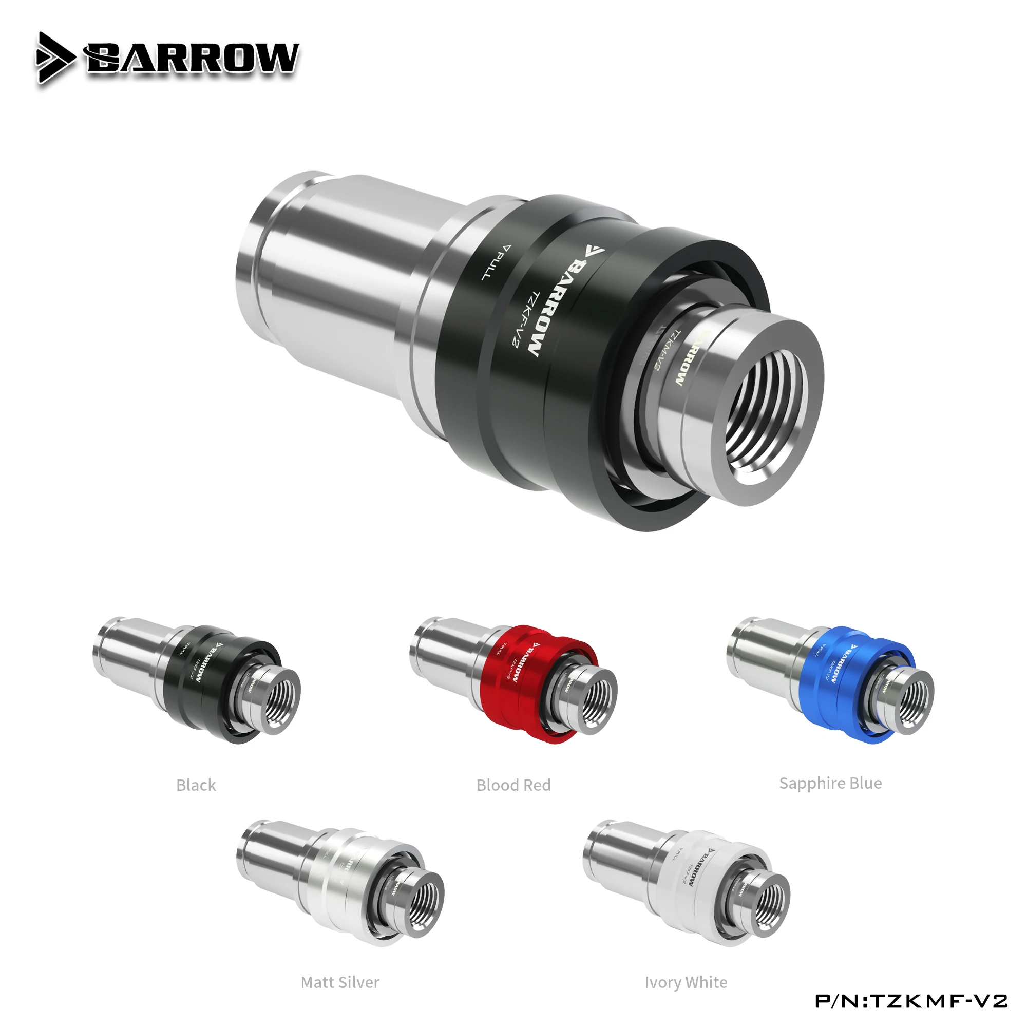 Barrow Male to Female / Bold Brass Fittings / Seal Up Lock / Quick  Cut off Water Valve Connector Stop Sealing / 1 kit TZKMF-V2