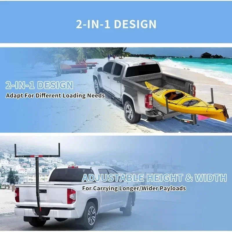 Pickup truck hook mounting extension bracket truck bed extender