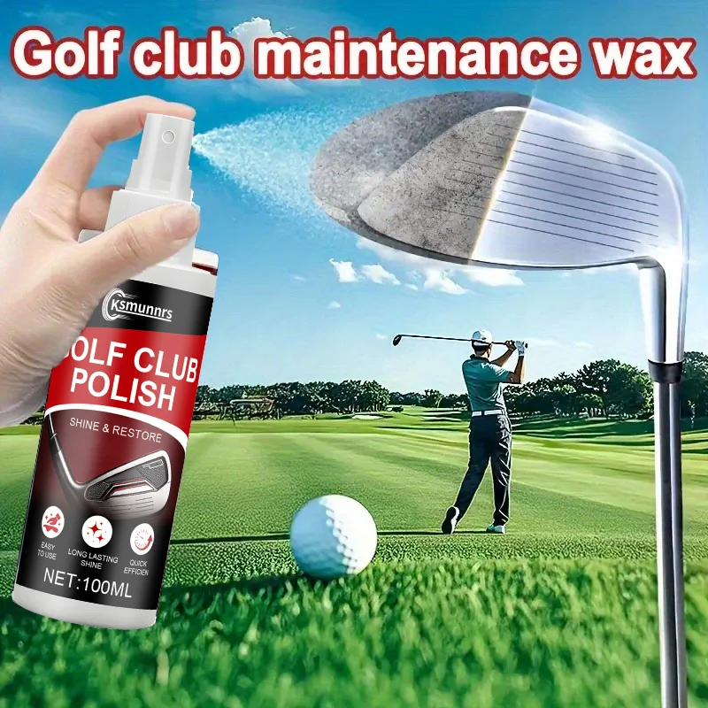 Golf Club Polish Restores Shine & Provides Long-Lasting Protection for Club Heads Grooves - Refurbishment Kits Made Easy