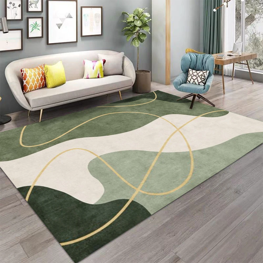 Modern Abstract Geometric Pattern  Area Rug Carpets for Home Living Room Rug Bedroom Sofa Doormat Floor Mats
