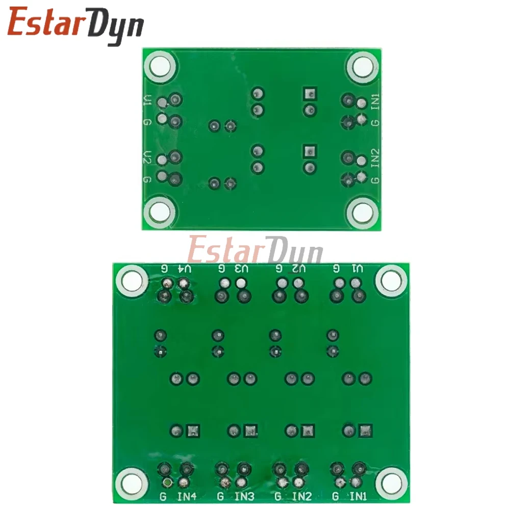 EstarDyn 2/4 Ch PC817 Photoelectric Isolator Board, DC 3.6-30V Optocoupler Module for Raspberry Pi