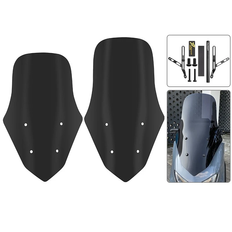 

Suitable for 2020 - 2024 Yamaha NMAX155 modified windshield, NMAX155 raised windshield, wind mirror