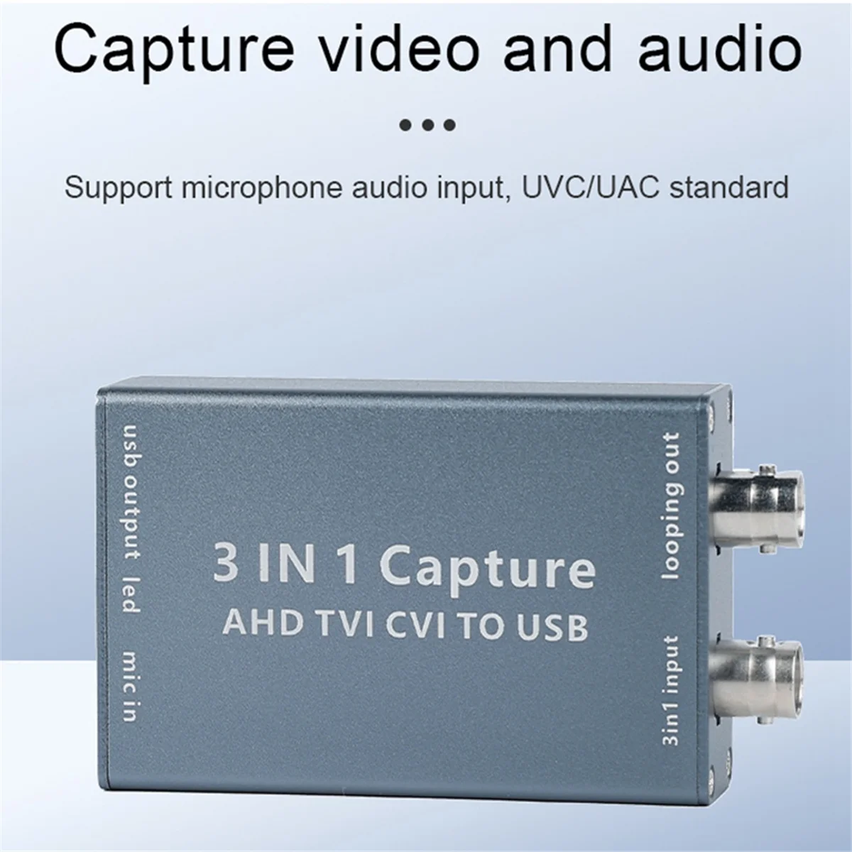 

X61A_AHD Карта видеозахвата Видеокарта TVI CVI к USB 3.0