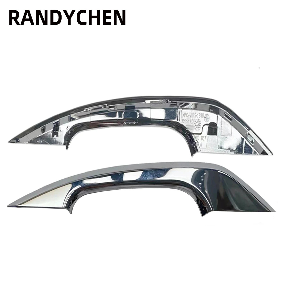 1PC Front Exterior Door Handle Chrome Cover Trim For Audi A4 S4 B9