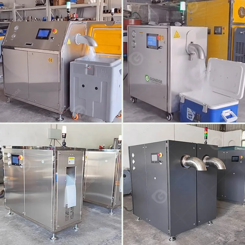 رائجة البيع مولد Co2 المحمولة المهنية Pelletizer مكعب جعل بيليه الجاف الجليد B الصحافة صانع آلة 3 مللي متر