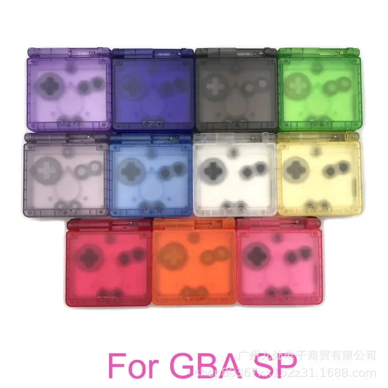 

Transparent Clear white Green purple black Red GITD Luminous For GameBoy Advance SP Shell For GBA SP console Housing Case Cover