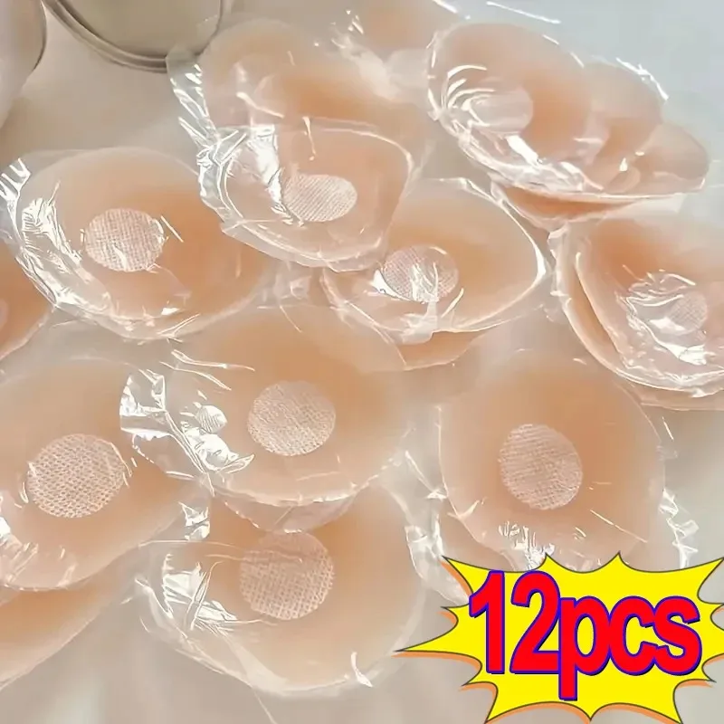 Silicone Nipple Cover Reusable Women Bra Sticker Breast Petal Strapless Lift Up Bra Invisible Boob Pads Chest Pasties Intimates