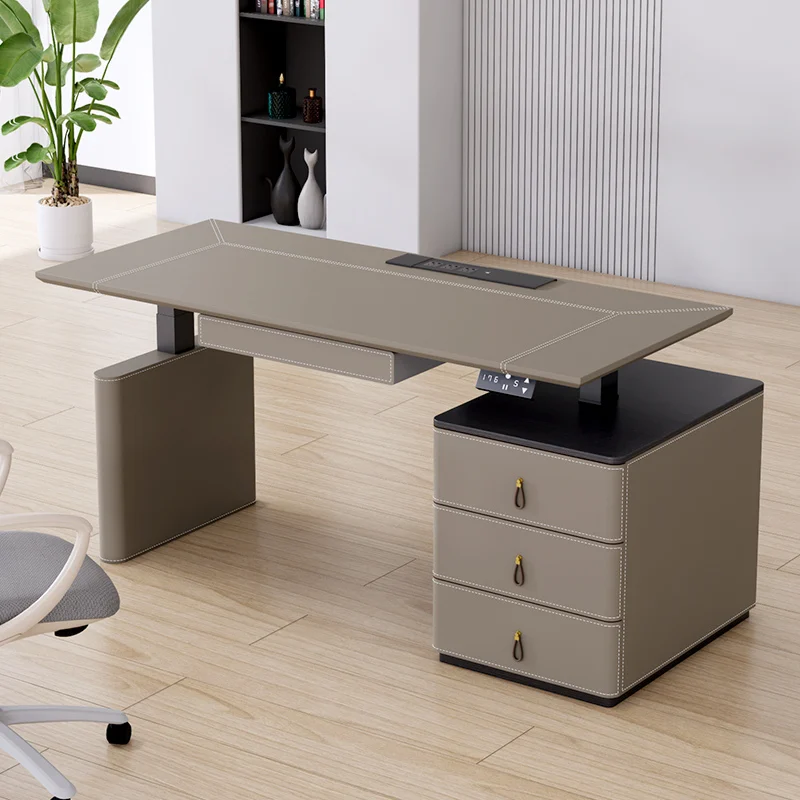 

Легкий роскошный домашний стол, обучающий офисный подъемный верстак, компьютерный стол