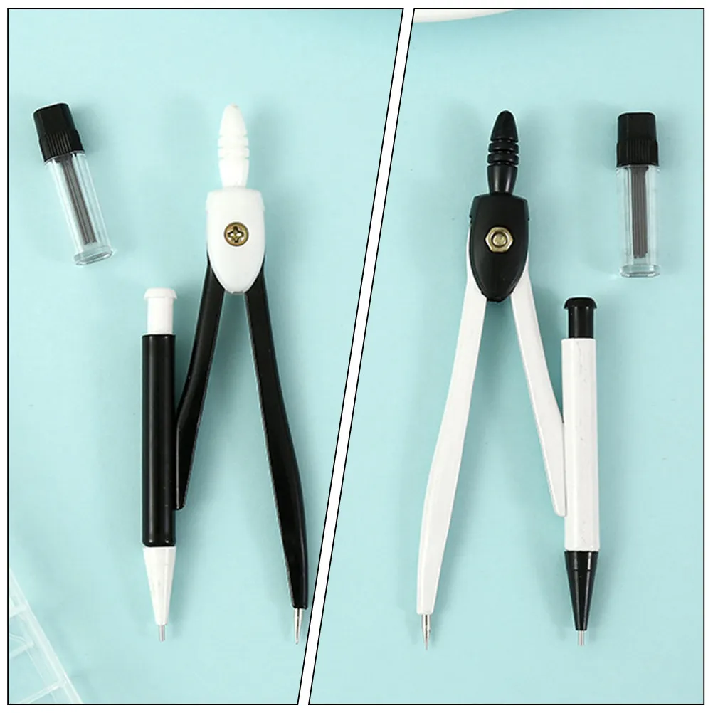 

6Sets Metal Compasses Drafting Set for Students Teachers High Precision Portable Circle Drawing Tool Compass for