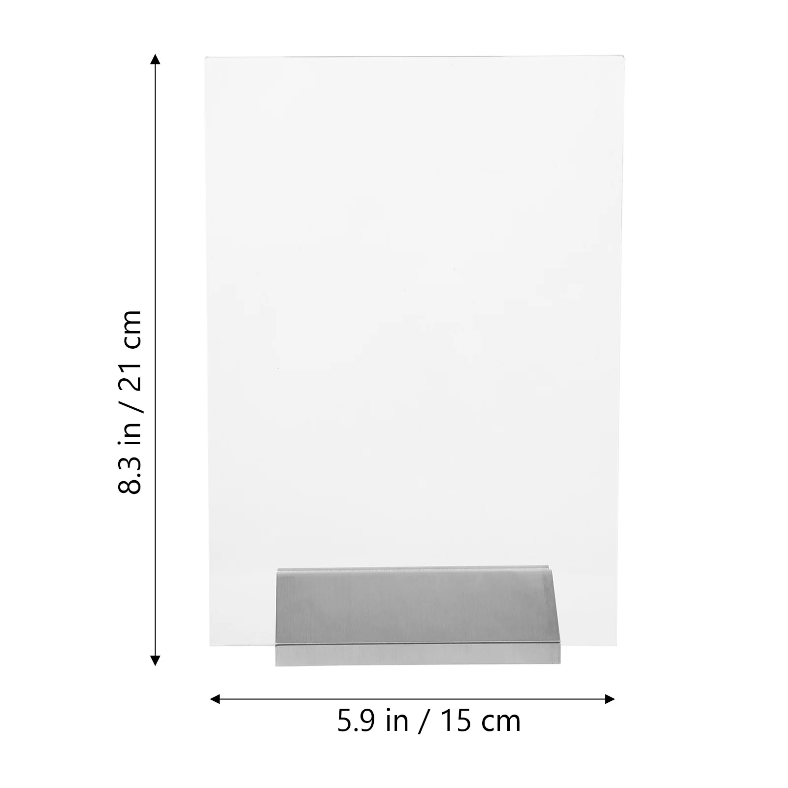 Price Tag Holder Acrylic Table Number Frame Clear Sign Stand For Restaurant Hotel Wedding Event Menu Card Display Stand Document