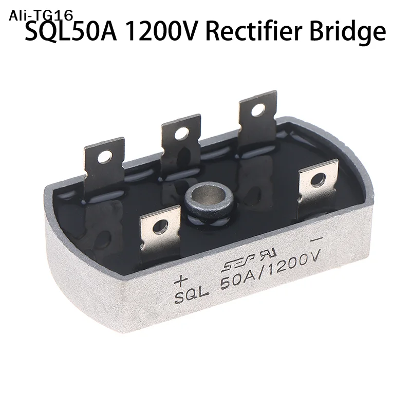 【AYA】50A 1200V Aluminum Case 3 Phase Diode Bridge Rectifier 50Amp SQL50A Bridge Rectifier Diode Module Electronic Components